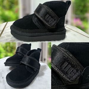 UGG Toddler Neumel Snapback V Strap chukka Winter Snow Shearling Boot Size 6